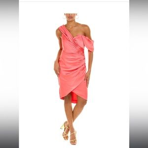 THEIA DANIELA DRAPED COCKTAIL DRESS NWT SIZE 10